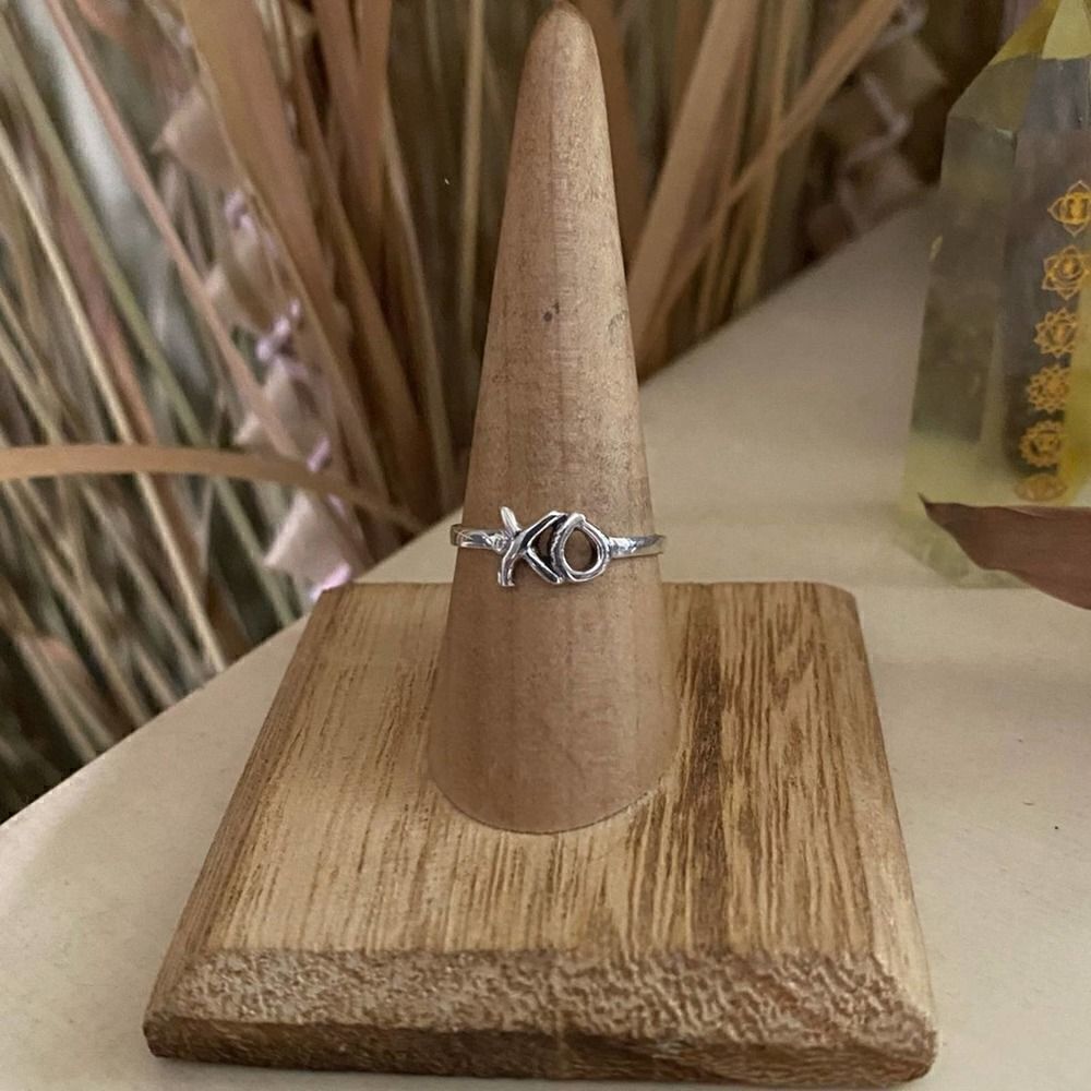 XO Ring, Hugs And Kisses Sterling Silver Ring